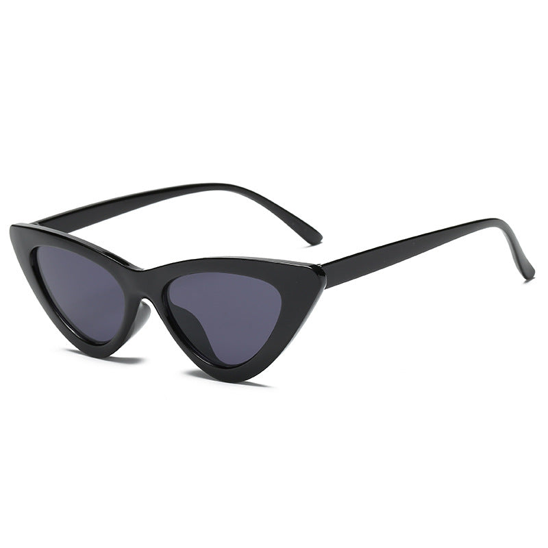 Retro Triangle Cat-eye Sunglasses Île papillon