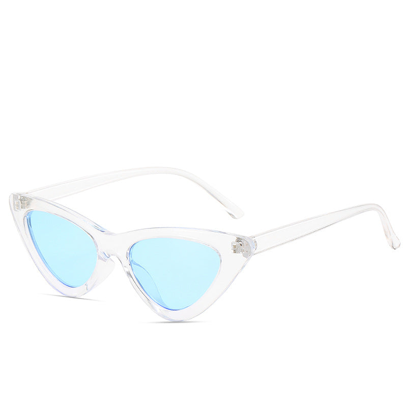 Retro Triangle Cat-eye Sunglasses Île papillon