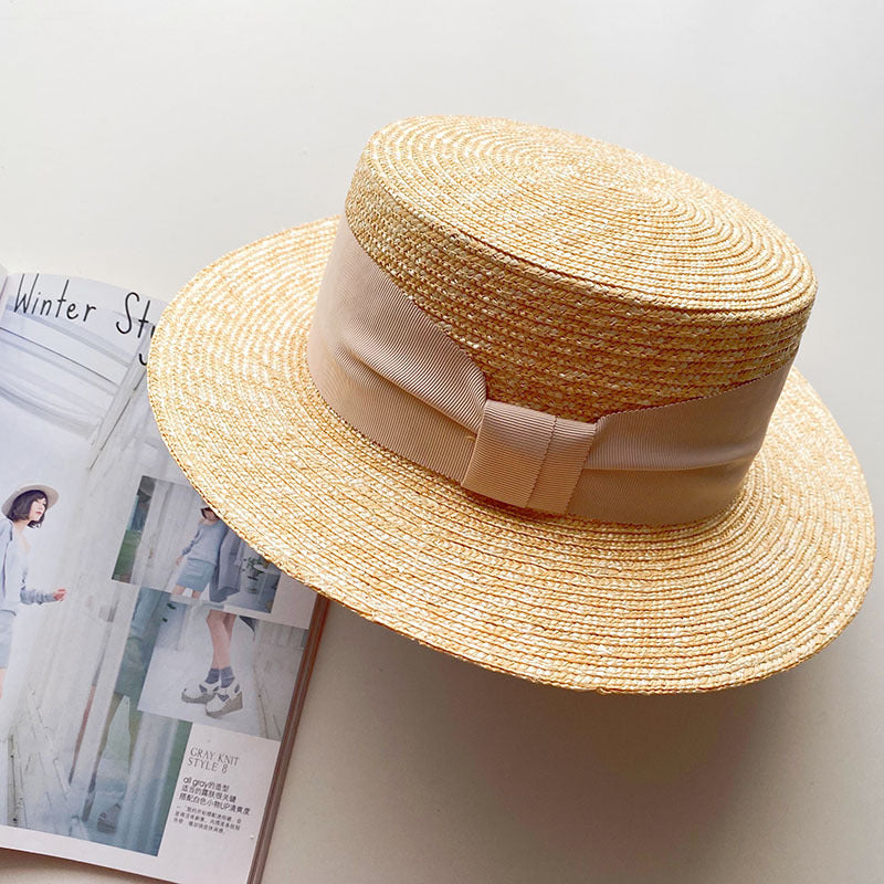 Wide Web Straw Shade Hat Île papillon