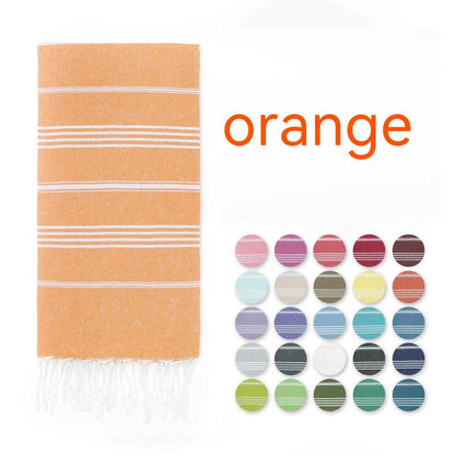 Turkish Beach Towel Tassel Île papillon