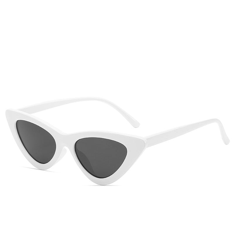 Retro Triangle Cat-eye Sunglasses Île papillon
