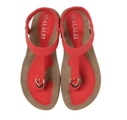 Women Sandal Flat Heel Sandalias Femininas Summer Casual Single Shoes Soft Bottom Slippers Sandals Île papillon