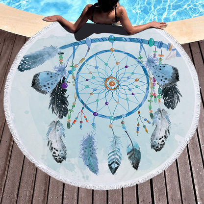 Beach Towel Microfiber Towel Île papillon