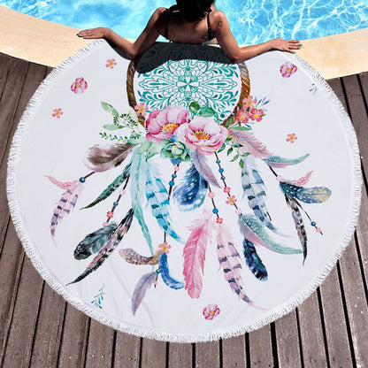 Beach Towel Microfiber Towel Île papillon