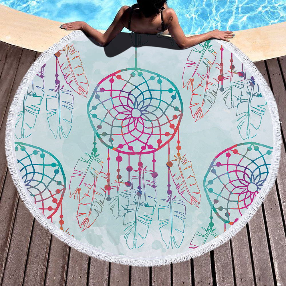 Beach Towel Microfiber Towel Île papillon