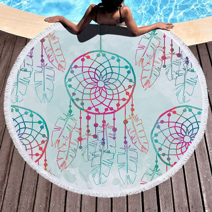 Beach Towel Microfiber Towel Île papillon