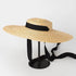 Simple And Fashionable Strappy Straw flat Top Straw Hat Sunshade Straw Straw Hat Île papillon
