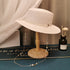 French Retro Pearl Chain Flat Straw Hat Elegant Top Hat Female Spring And Summer Île papillon