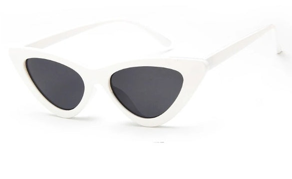 Retro Triangle Cat-eye Sunglasses Île papillon