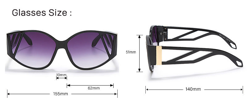 Cat eye sunglasses Île papillon