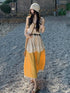 Bohemian Crochet Tassel Hollow-Out Long Skirt Sun-Protective Cover-Up Womens Dress Île papillon