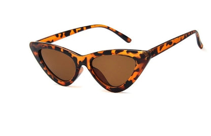 Retro Triangle Cat-eye Sunglasses Île papillon