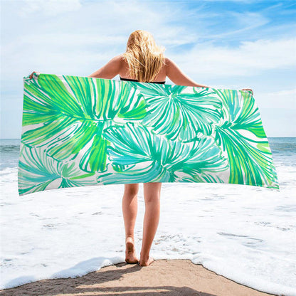 Square beach towel Île papillon