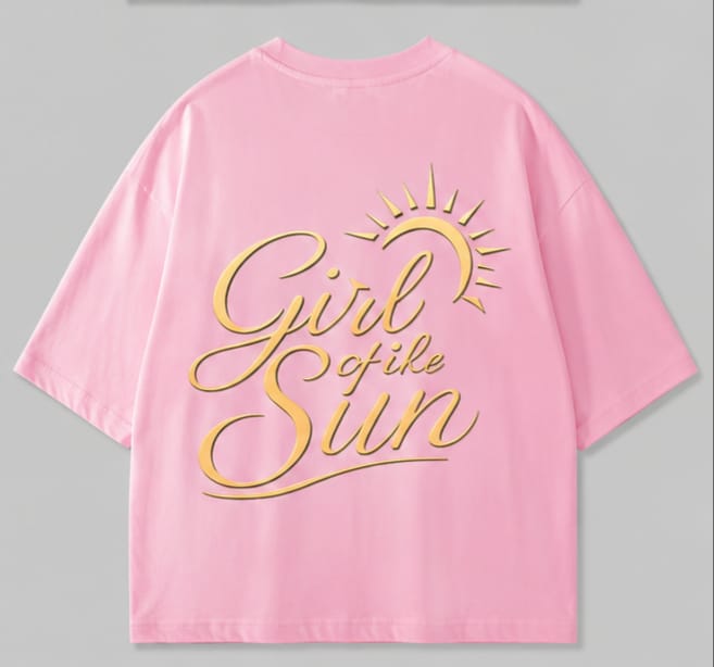 Classic Pink Cotton T-Shirt  Soft &amp; Breathable Fit Île papillon