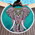Printed beach towel shawl beach towel Île papillon