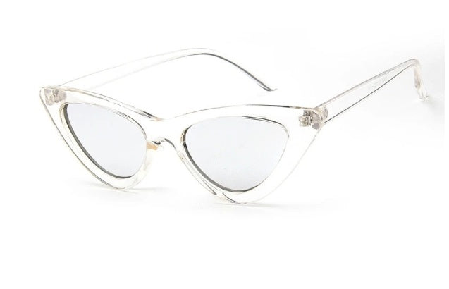 Retro Triangle Cat-eye Sunglasses Île papillon