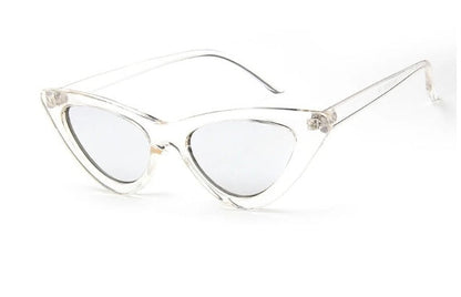 Retro Triangle Cat-eye Sunglasses Île papillon