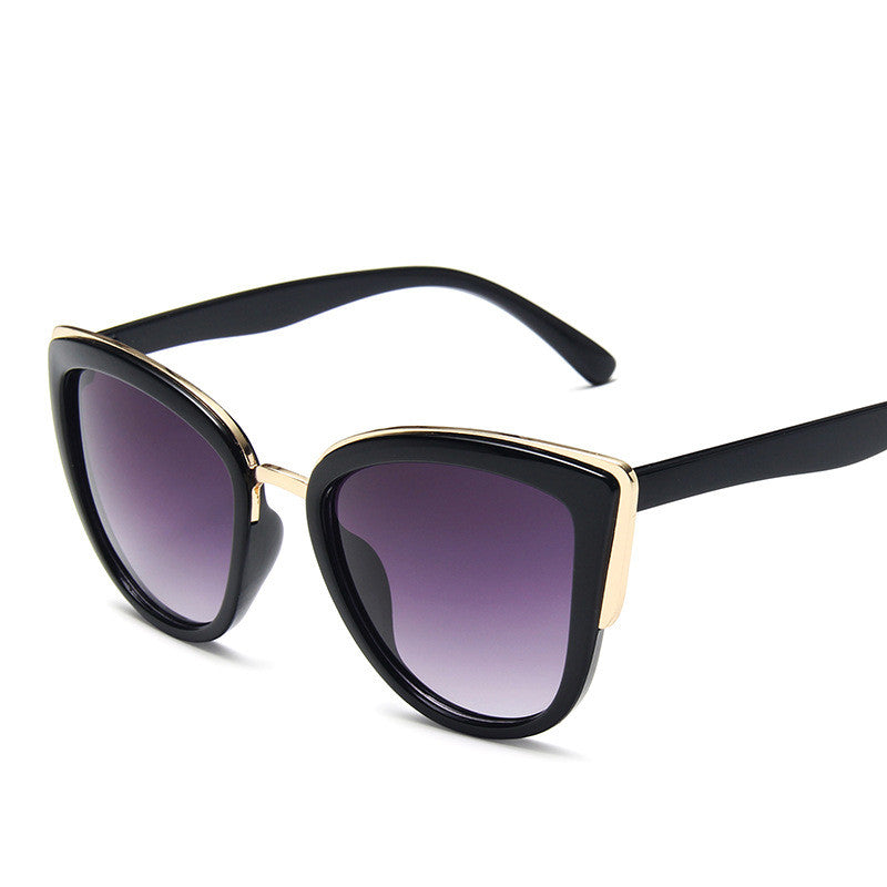 Ladies retro cat eye sunglasses Île papillon