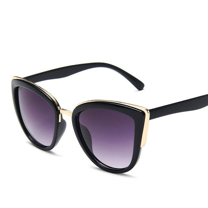 Ladies retro cat eye sunglasses Île papillon
