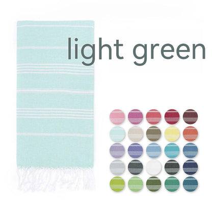 Turkish Beach Towel Tassel Île papillon