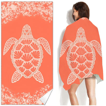 Bohemian Beach Towel Printed Swimming Sweat Towel Île papillon