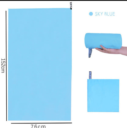 Double Sided Fleece Printed Beach Towel Microfiber Beach Towel Île papillon