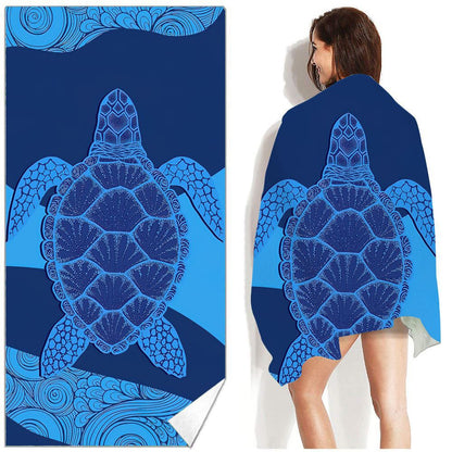 Bohemian Beach Towel Printed Swimming Sweat Towel Île papillon