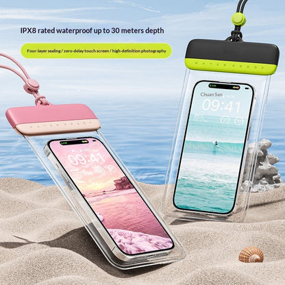 Touchscreen-Enabled Waterproof Phone Pouch For Swimming And Photography Île papillon