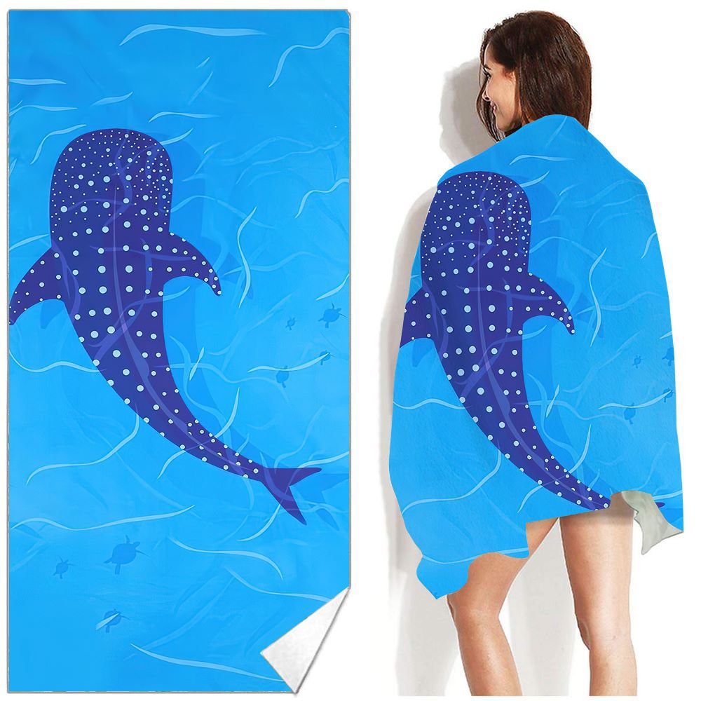Bohemian Beach Towel Printed Swimming Sweat Towel Île papillon