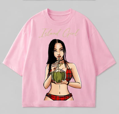 Classic Pink Cotton T-Shirt  Soft &amp; Breathable Fit Île papillon