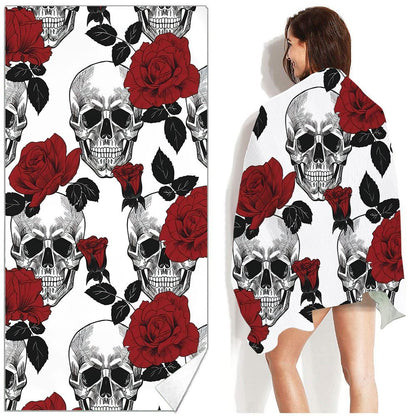 Bohemian Beach Towel Printed Swimming Sweat Towel Île papillon