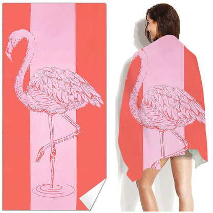 Bohemian Beach Towel Printed Swimming Sweat Towel Île papillon