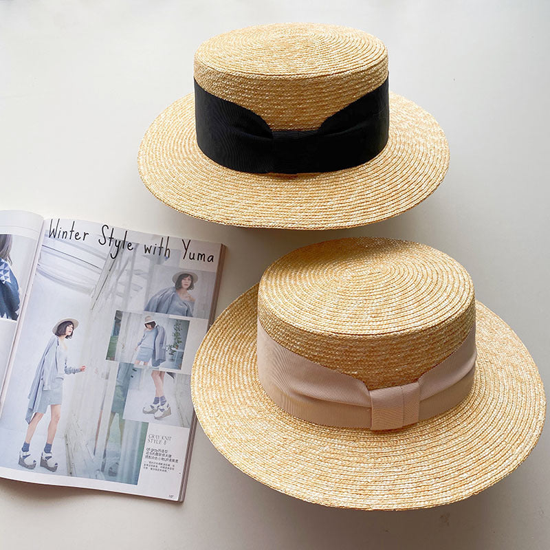 Wide Web Straw Shade Hat Île papillon