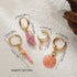 Colorful Shell Conch Drop Earrings Ear Cuff Beaded Earrings Bohemian Ocean Style 4Pcs Jewelry Set Île papillon