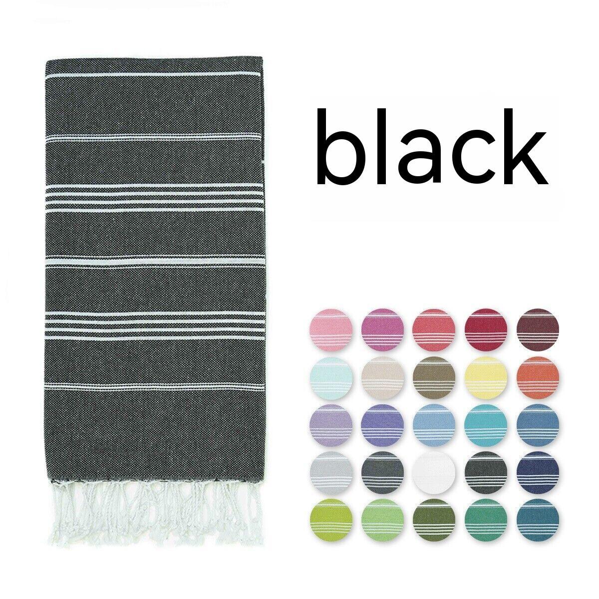 Turkish Beach Towel Tassel Île papillon