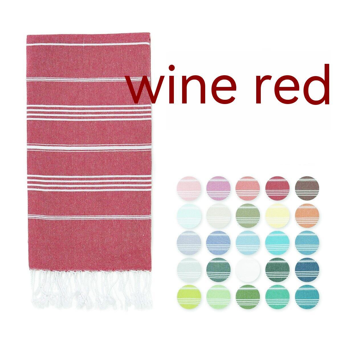 Turkish Beach Towel Tassel Île papillon