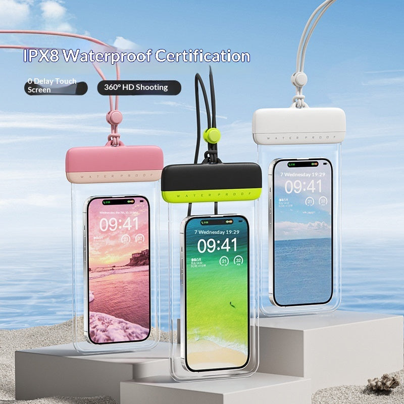 Touchscreen-Enabled Waterproof Phone Pouch For Swimming And Photography Île papillon