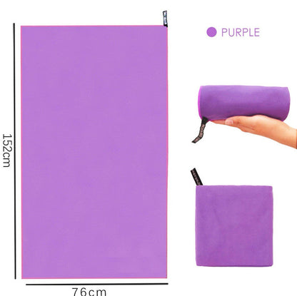 Double Sided Fleece Printed Beach Towel Microfiber Beach Towel Île papillon