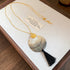 Shell-shaped Round Tassel Earrings And Necklace Jewelry Set Île papillon