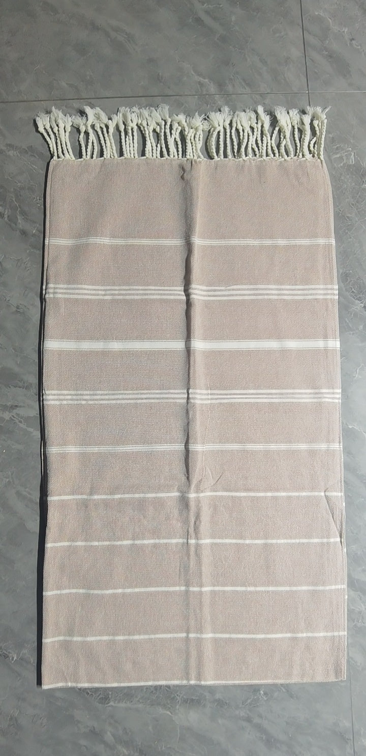 Turkish Beach Towel Tassel Île papillon