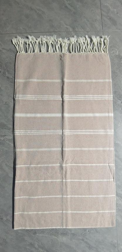 Turkish Beach Towel Tassel Île papillon