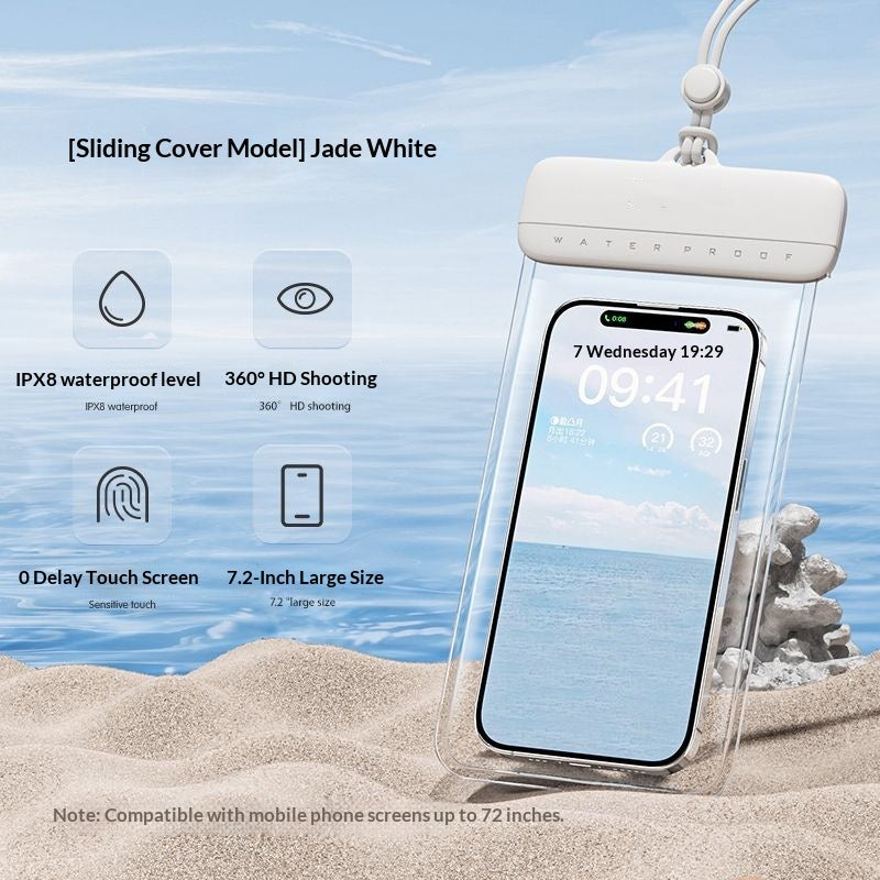 Touchscreen-Enabled Waterproof Phone Pouch For Swimming And Photography Île papillon